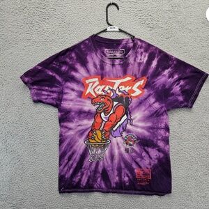 MITCHELL & NESS NBA Toronto Raptors Hardwood Classics Tie Dye T Shirt
